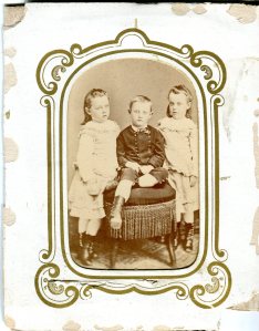 Delano Triplets, c. 1874 Photographer: Unknown